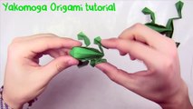 Origami jumping Frog by Toshikazu Kawasaki - Yakomoga Origami tutorial