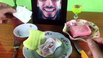 Eating DIRTY SPONGE SANDWICH!!! Kluna Tik TNT Dinner #66 _ ASMR eating sounds no talk-6p2axqIL7C4