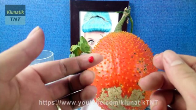 Eating GAC FRUIT & CRAB!!! Kluna Tik TNT Compilation #84 _ ASMR eating sounds no talk-8v6_w2QG6SQ