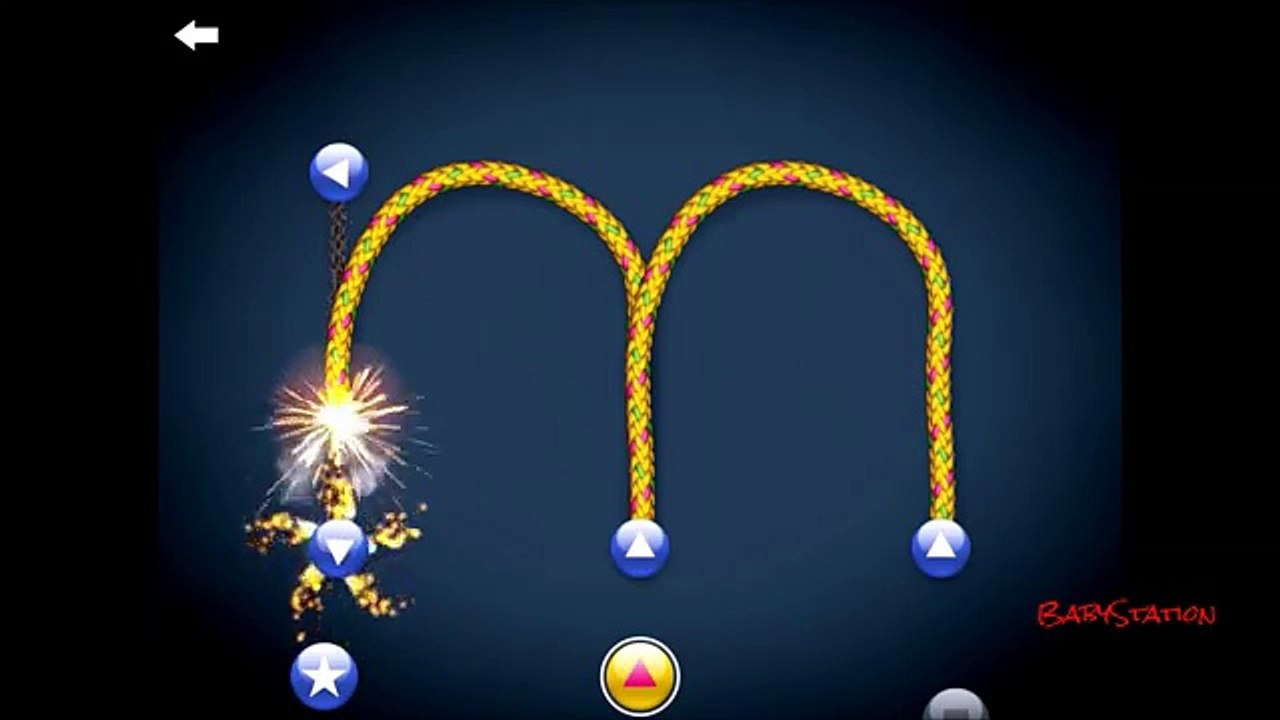 Learn writing alphabets with NEW animations - small l to p - LetterSchool - By BabyStation