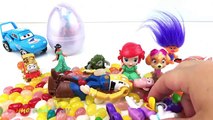 Sayıları Öğren Sürpriz Yumurtalar Disney Pixar Arabalar Prenses Renkleri Öğrenin Plastin lolipoplar