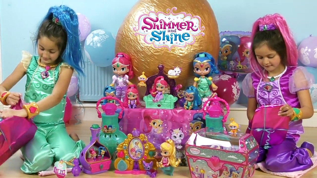 SHIMMER AND SHINE TOY SURPRISE BIRTHDAY PRESENTS OPENING!