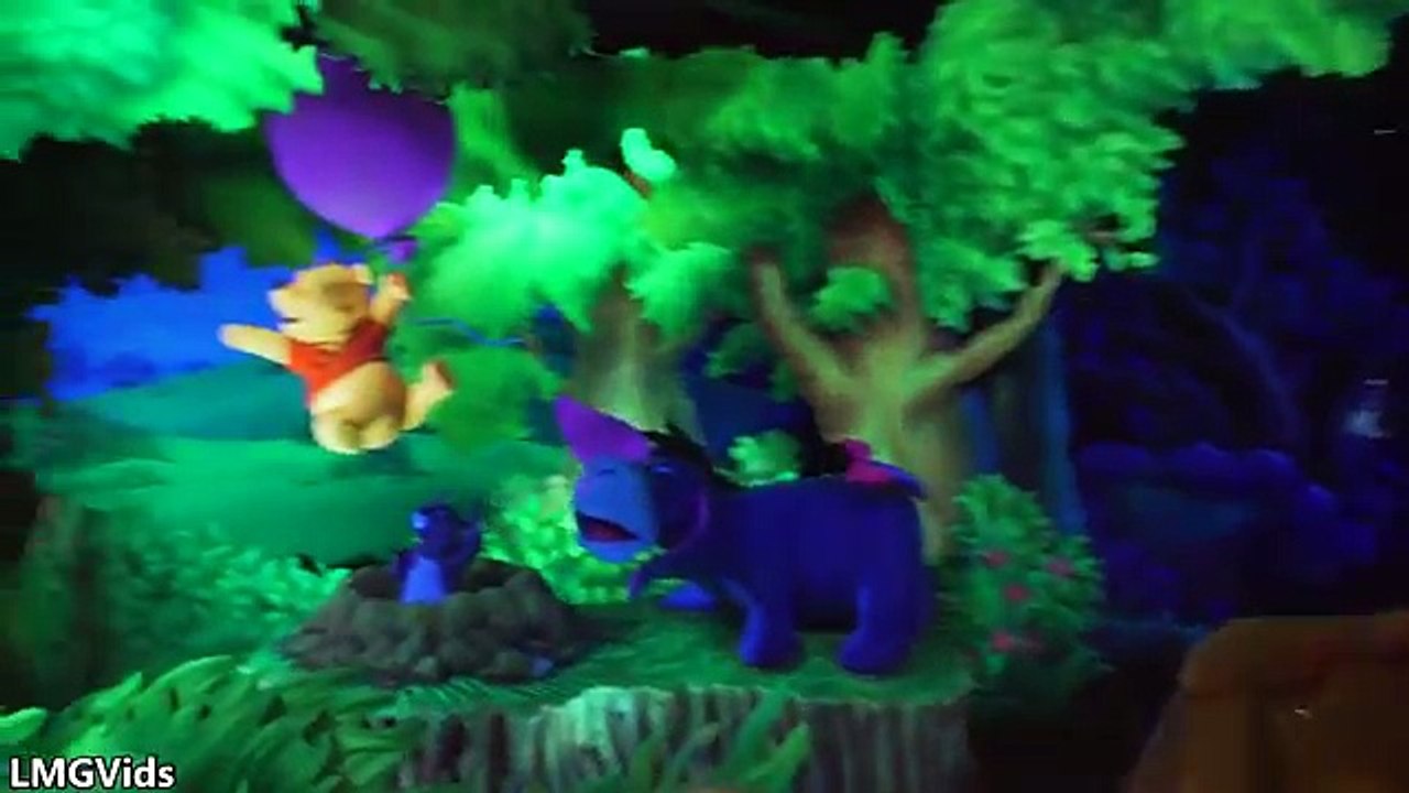 [4k] The Many Adventures of Winnie the Pooh ride (Low Light) - Disneyland Park POV