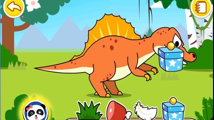 Kids Learn About Dinosaurs With Baby Panda Jurassic World Dinosaurs | BabyBus Kids Game Video!