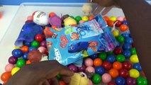 Gumballs Surprise Car Frozen Elsa Finding Dory Super Hero Candy Lollipop Rings