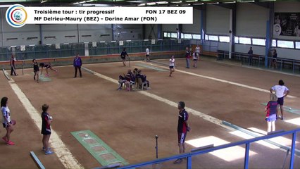 Troisième tour, tir progressif, Club Elite Féminin, J2, Fontaine contre Béziers, octobre 2017