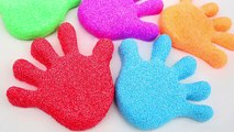 How To Make Kinetic Foam Fingers Family VS Kinetic Sand VS Play Doh VS Jelly Gummy Nursery Rhymes