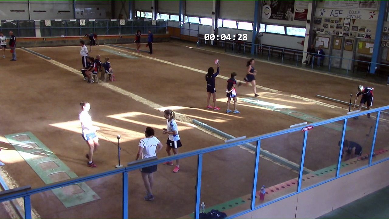 Premier tour, tir rapide double, Club Elite Féminin, J2, Fontaine contre Béziers, octobre 2017