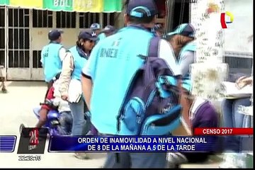Jefe del INEI explica en qué consiste la orden de inamovilidad durante el Censo 2017