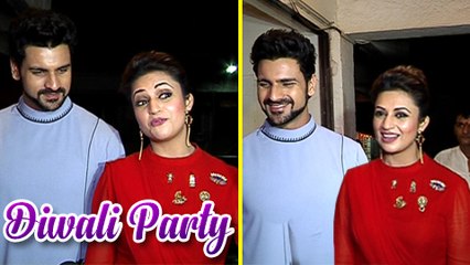 Divyanka Tripathi And Vivek Dahiya DIWALI CELEBRATION  Diwali 2017