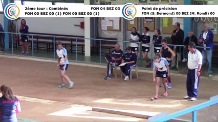 Second tour, point de précision, Club Elite Féminin, J2, Fontaine contre Béziers, octobre 2017