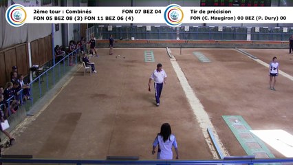 Second tour, premier tir de précision, Club Elite Féminin, J2, Fontaine contre Béziers, octobre 2017