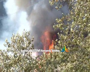 Μάχη με την φωτιά στο Καρπενήσι