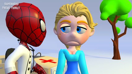 SPIDERMAN PREGNANT GIRLFRIEND with DOCTOR FROZEN ELSA ★ Baby Superheroes 3D Clay Animation for Kids