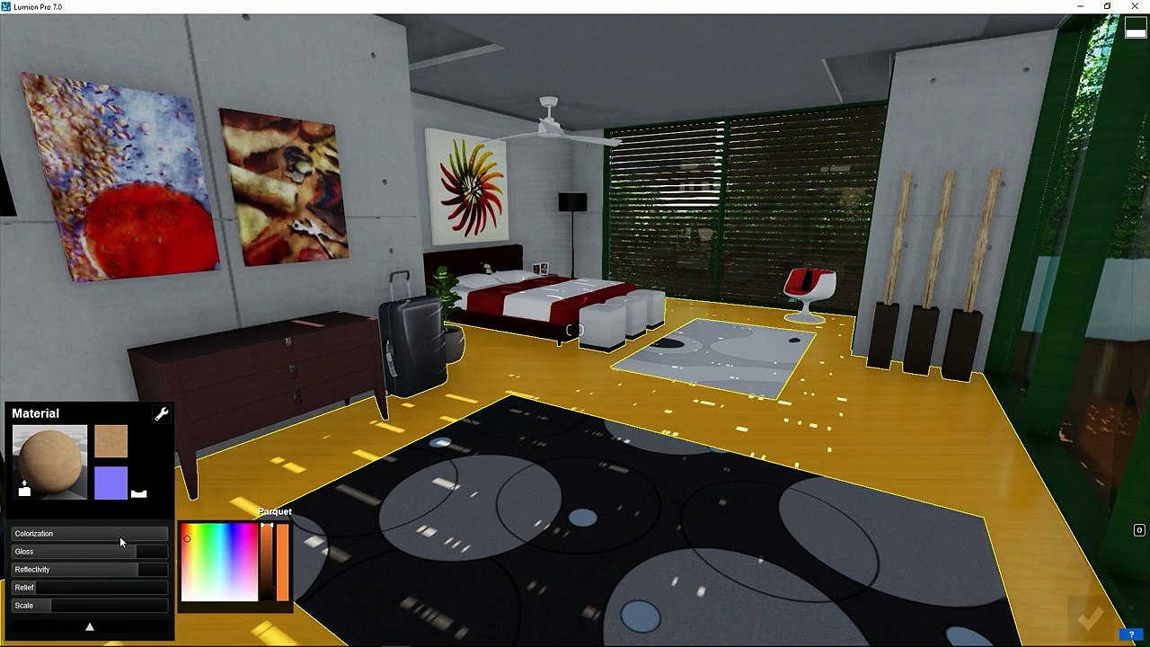 Lumion -Materials Adjusting Materials