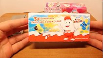 Открываем ДВЕ упаковки Kinder Überraschung, Киндер Сюрприз