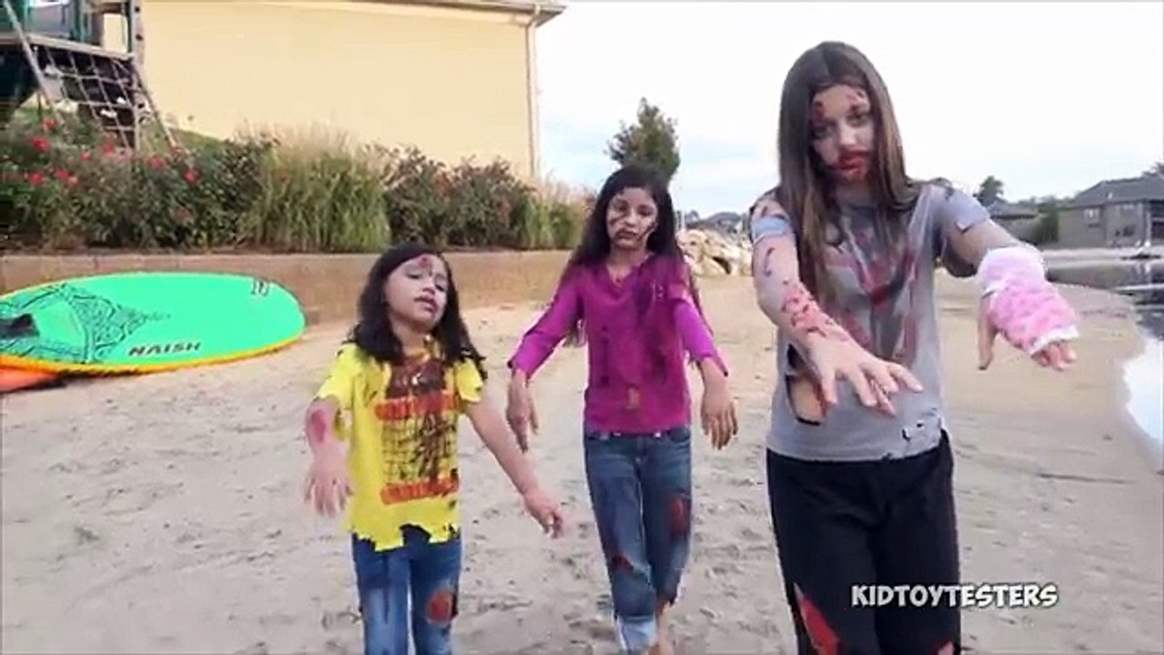 Fin Fun Mermaid gets bitten by a ZOMBIE