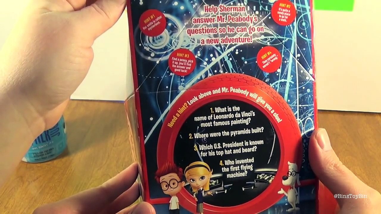 Mr. Peabody & Sherman (new) Happy Meal Toy Review + Shout Outs! by Bins Toy Bin