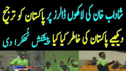 Shadab khan rejected contracts of all international cricket leagues for his first class and pakistans