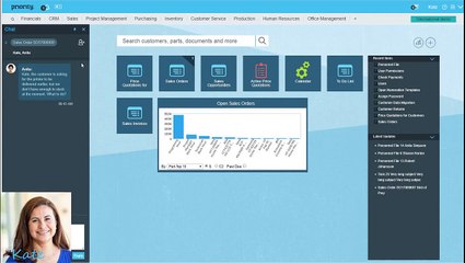 Priority ERP Systems - New feature in V18.1- Talk
