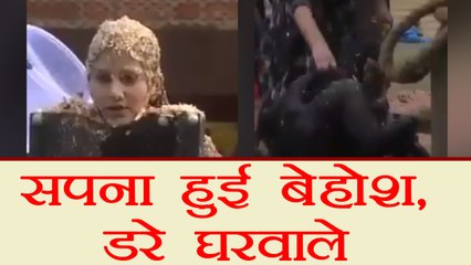 Bigg Boss 11: Sapna Chaudhary FAINTS during luxury budget task | FilmiBeat