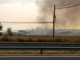 İspanya'da Savaş Uçağı Düştü