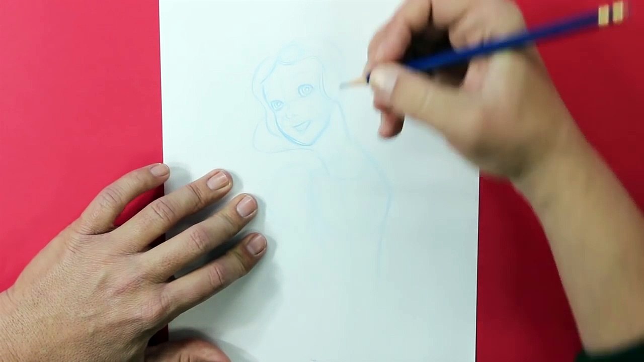 Cómo dibujar a Blancanieves (Disney) - How to draw Snow White