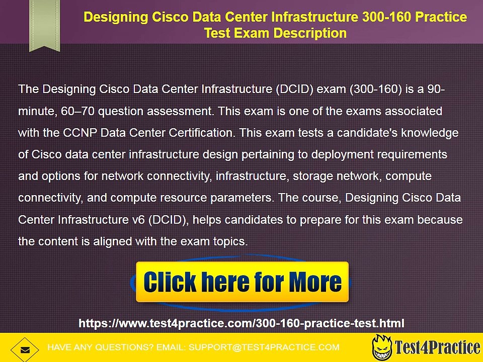 CCNP Data Center 300-160 DCID Practice Test - Test4practice