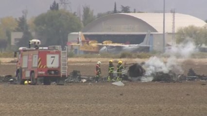 Fallece el piloto del F18 siniestrado en Madrid