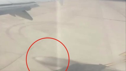 이륙 전 비행기 날개서 '연료 철철' / YTN