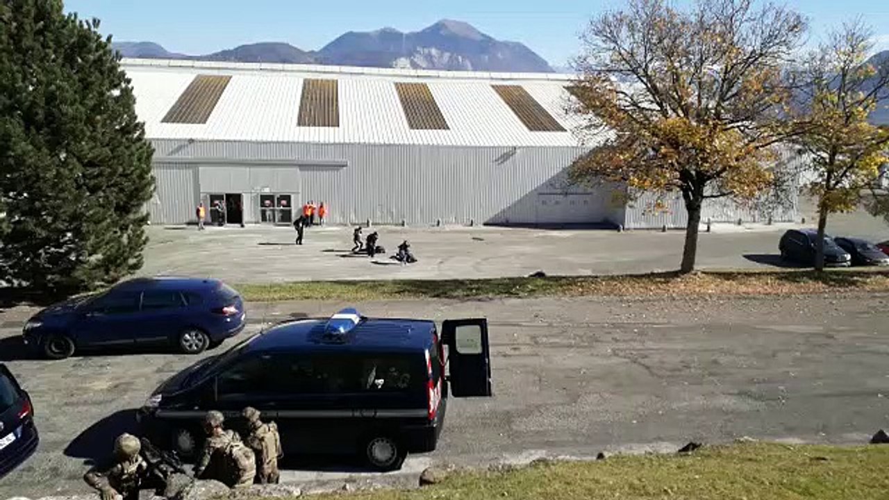 Exercice attentat à Rochexpo
