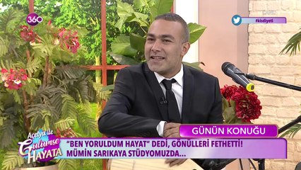 Günün konuğu Mümin Sarıkaya