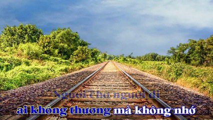 [Karaoke] CHIỀU SÂN GA - Sông Trà (Giọng Nam: Cm)
