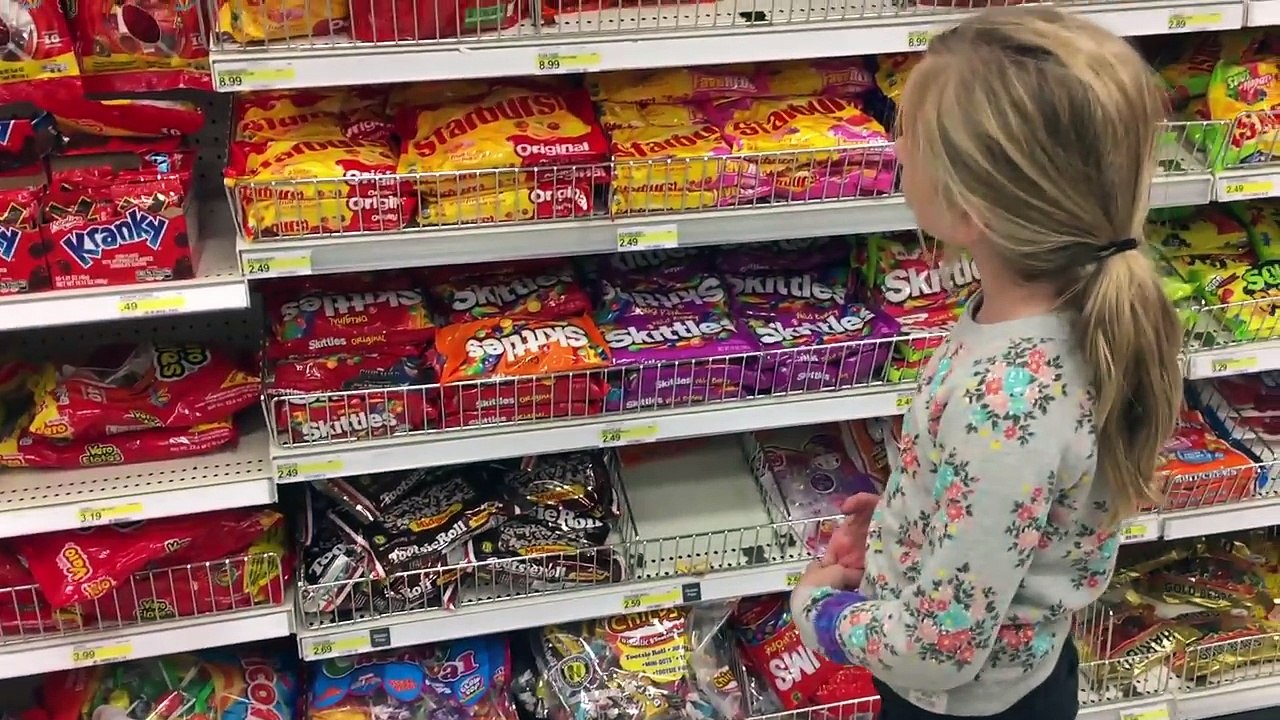 Bad Baby buys 100 + Surprise Candy Kid Surprise Shopping Spree - BAD KIDS!