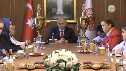 Başbakan Yıldırım, Masa Tenisinde Derece Elde Eden Down Sendromlu Sporcuları Kabul Etti