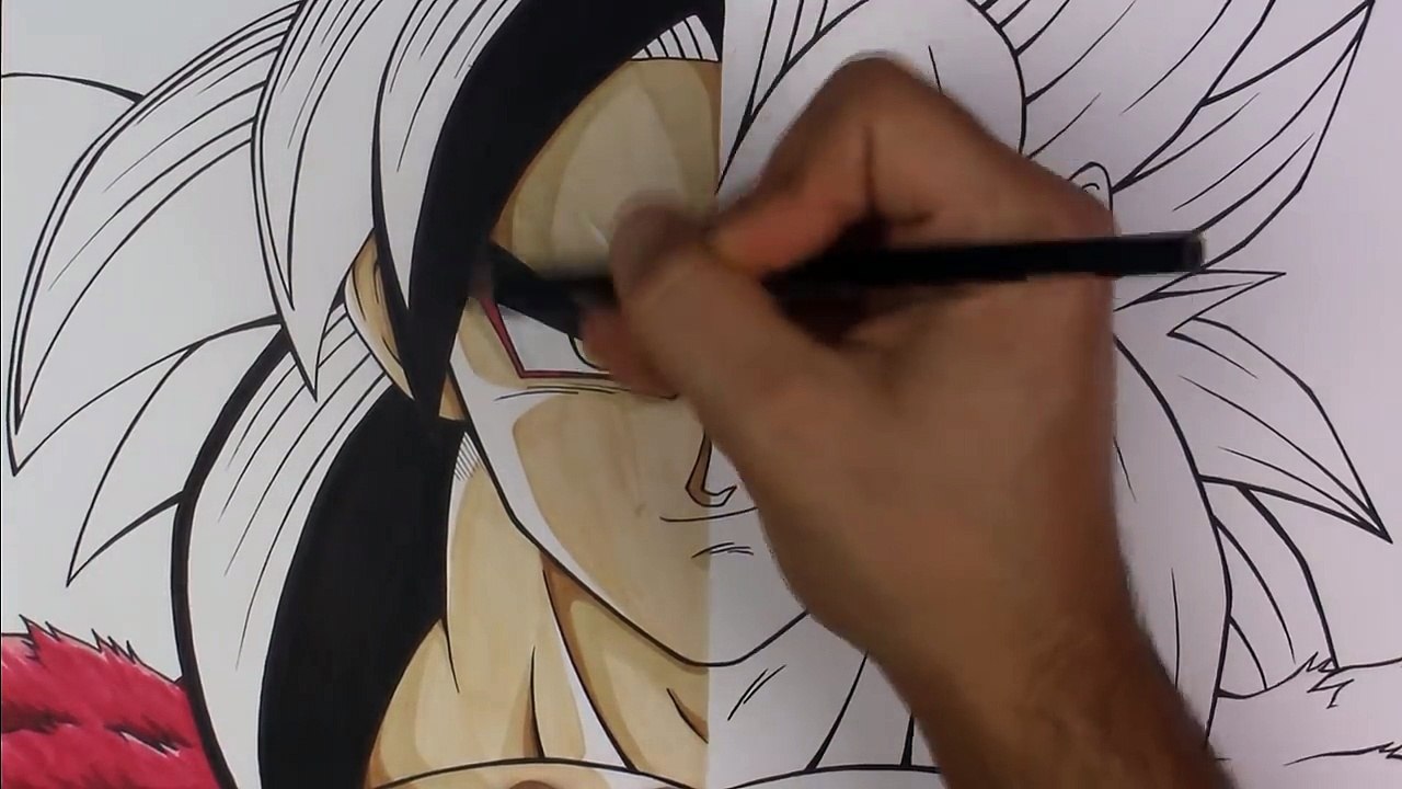Drawing GOKU & VEGETA | SSJ4 | Dragonball GT | TolgArt