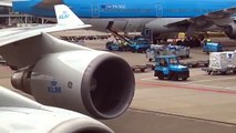 KLM 747-400 - Amazing takeoff from Amsterdam to OHare