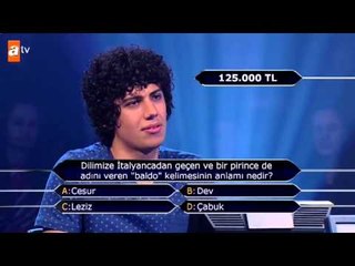 125 bin TL'yi nasıl kacırdı? Kim Milyoner Olmak İster? - atv