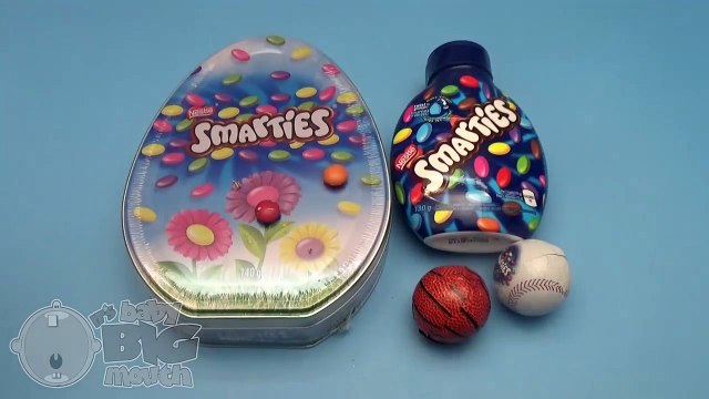 The Baby Big Mouth Show! Best of Learn Colours with Surprise Eggs and a Smarties Rainbow! Part 12