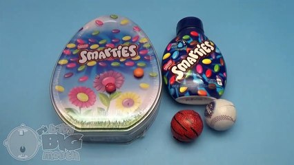 The Baby Big Mouth Show! Best of Learn Colours with Surprise Eggs and a Smarties Rainbow! Part 12