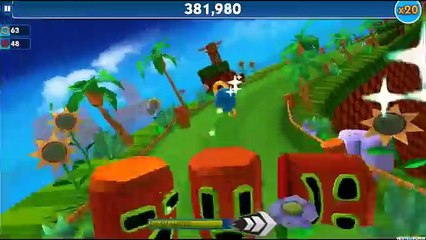 Sonic Dash (iOS) - Classic Sonic Gameplay