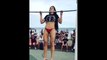 Hot Fitness Girls Pull Ups / Dominadas in the Public Place