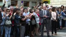 Protestos em Barcelona contra a prisão de políticos catalães