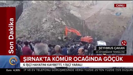 Şırnak'ta kömür ocağında göçük