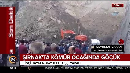 Şırnak'ta kömür ocağında göçük meydana geldi: Yaralılar var