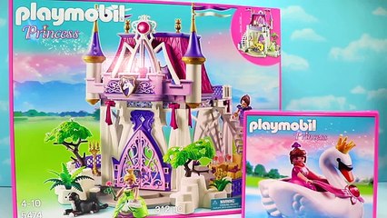 Playmobil Princess Unicorn Jewel Castle and Princess Swan Boat!