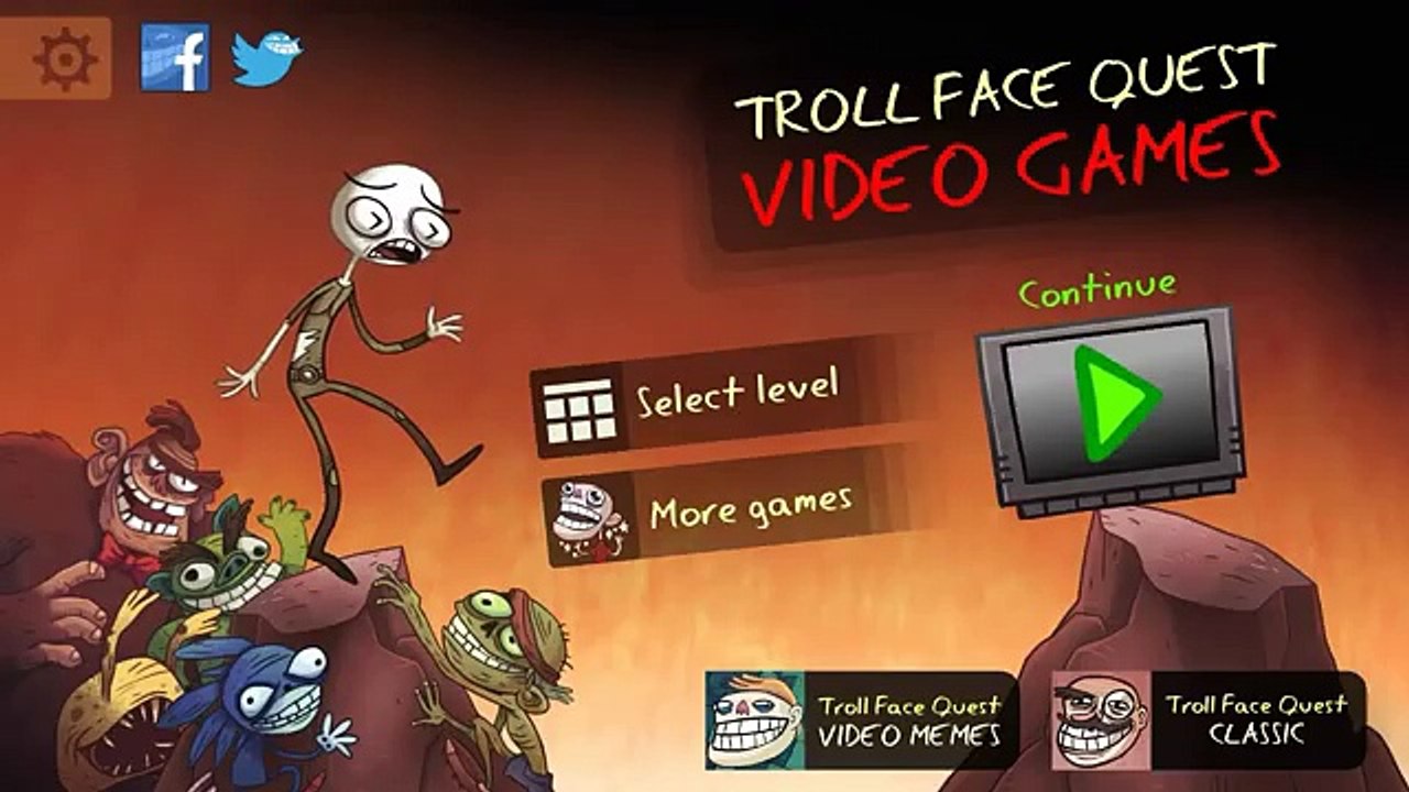 Troll Face Quest: Video Games Complete walkthrough level (1-32) Android─影片  Dailymotion