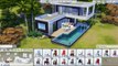 Construindo uma CASA ULTRA MODERNA - Parte 2/2 - The Sims 4