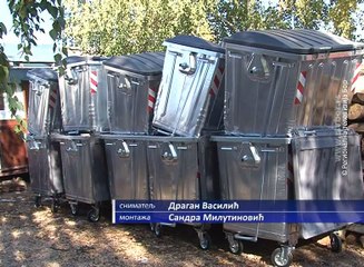 Obezbeđeni novi kontejneri, 17. oktobar 2017. (RTV Bor)