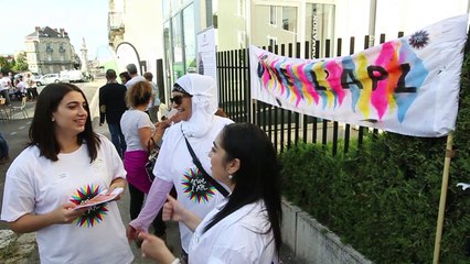 Périgueux, le 17 octobre 2017 : manifestation devant l'office public de l'habitat